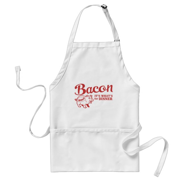 bacon - det är vad är för middag förkläde (Framsidan)