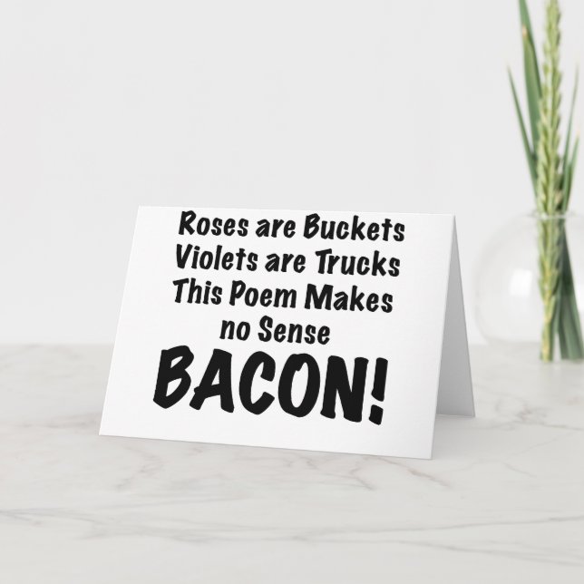 Bacon Dikt Kort (Framsida)