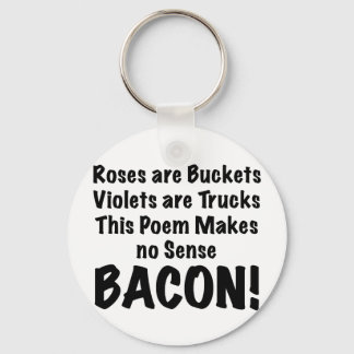 Bacon Dikt Nyckelring