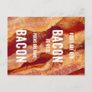 Bacon-dikt Vykort