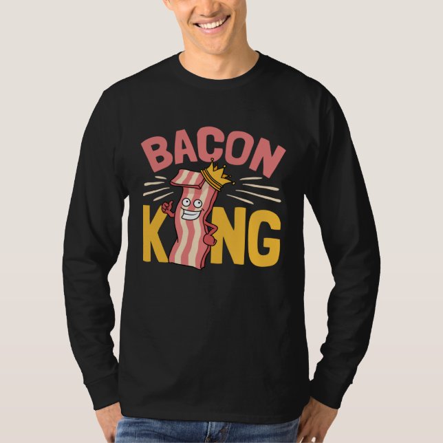Bacon  Enthusiast Love Bacon Food Men Boys T Shirt (Framsida)