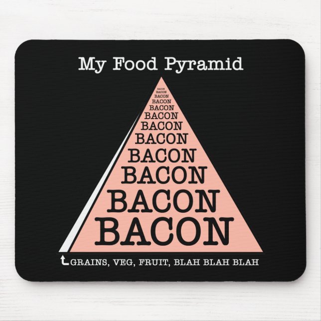 Bacon Food Pyramid Musmatta (Framsidan)