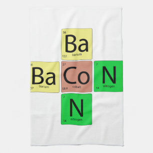Bacon Geek Kökshandduk