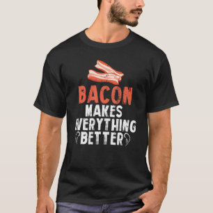 Bacon gör allt bättre i Breakfast Kött T Shirt