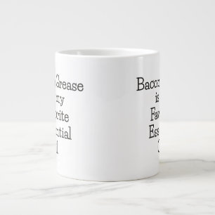 Bacon Grease Essential Oil Dubbla Sided mugg Jumbo Mugg