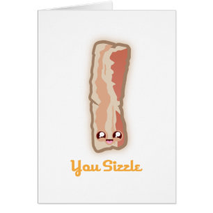 Bacon Hälsningskort