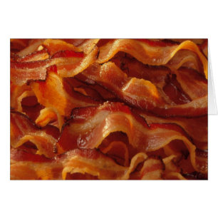Bacon Hälsningskort