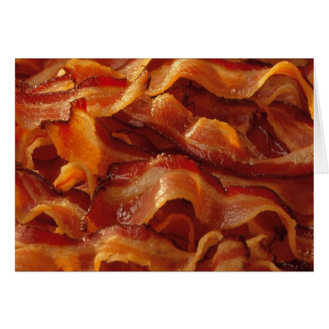 Bacon Hälsningskort (Framsidan Horizontal)
