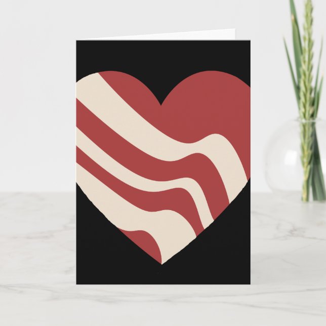 Bacon Heart Kort (Framsida)