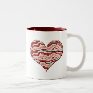 Bacon Hearted Två-Tonad Mugg