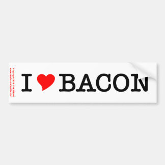 Bacon I Kärlek Bildekal