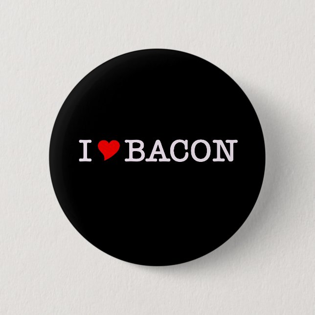 Bacon I Kärlek Knapp (Framsida)