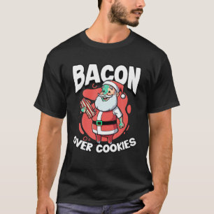 Bacon jul Jultomten Kött Älskare jul T Shirt