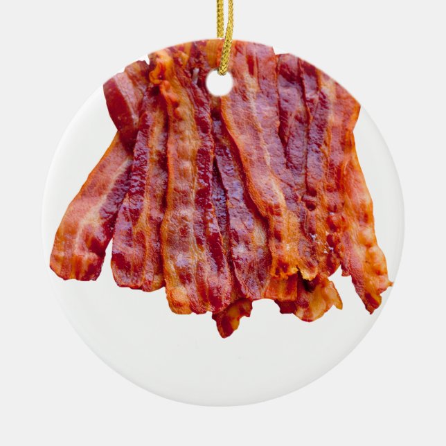 Bacon Julgransprydnad Keramik (Framsidan)