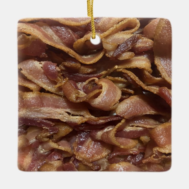 Bacon Julgransprydnad Keramik (Framsida)