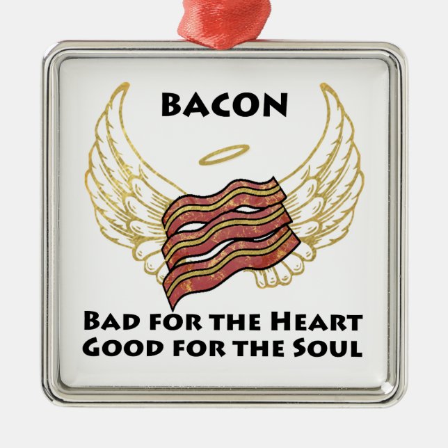 Bacon Julgransprydnad Metall (Framsidan)