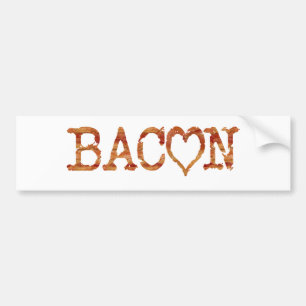 Bacon KÄRLEK Bildekal