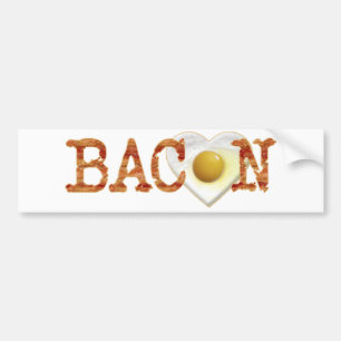 Bacon KÄRLEK Bildekal