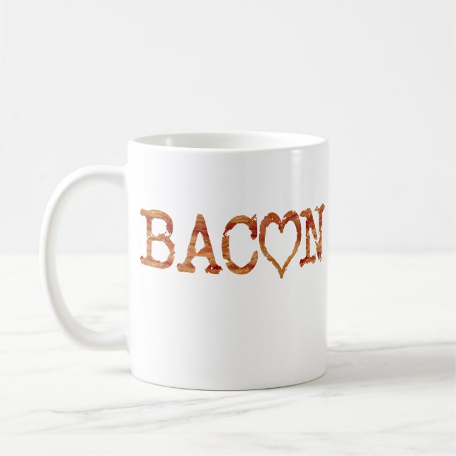 Bacon KÄRLEK Kaffemugg (Vänster)