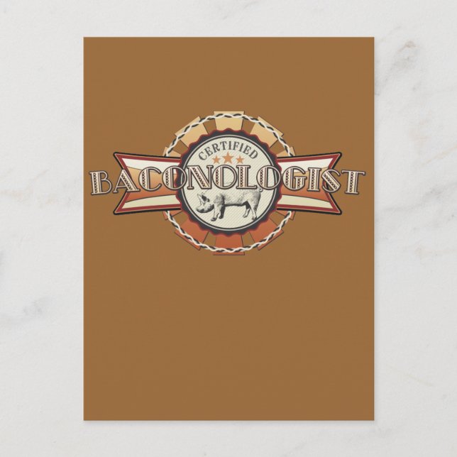 Bacon KÄRLEK Vykort (Framsida)