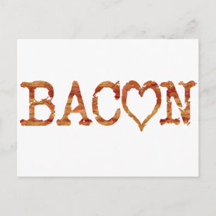 Bacon KÄRLEK Vykort
