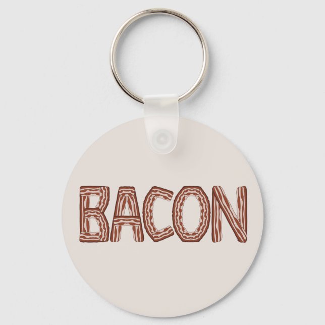 Bacon Keychain Nyckelring (Framsida)