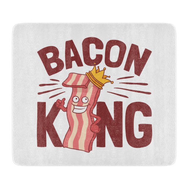 Bacon King Meat Lover-presenter för män och pojkar (Framsidan)