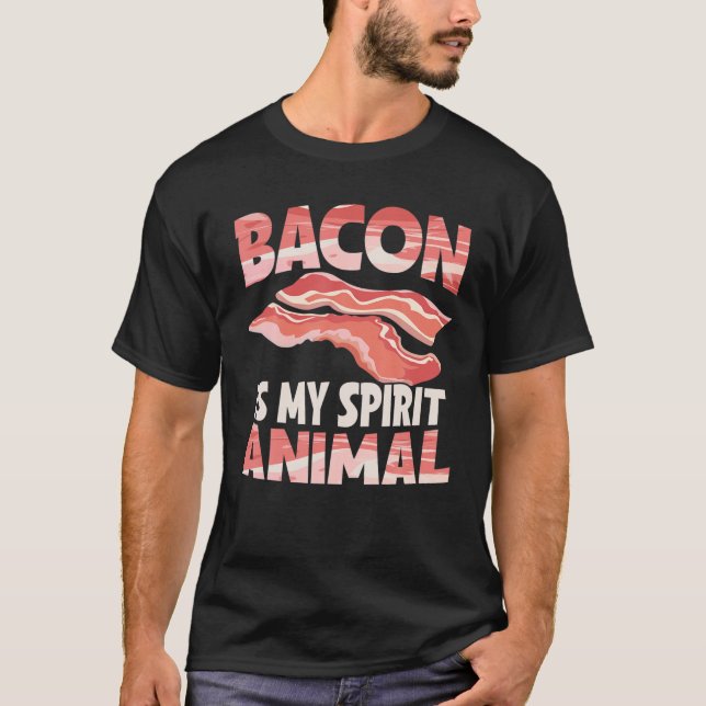 Bacon Kött Smoking BBQ Grill Älskare Pit Master Sm T Shirt (Framsida)