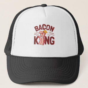 Bacon Kung Kött Älskare ger för manar pojke Keps