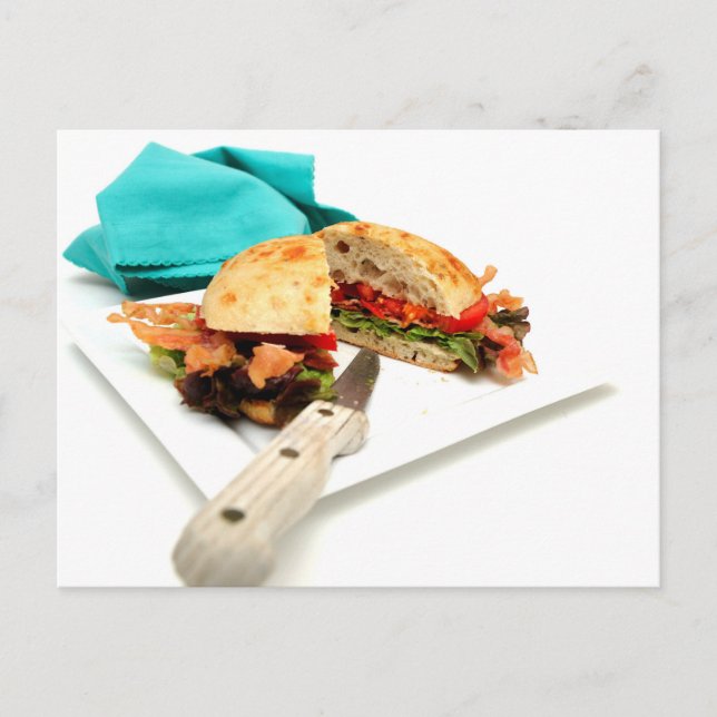 Bacon Lettuce och Tomato Vykort (Framsida)