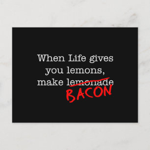 Bacon Life Ge You Vykort