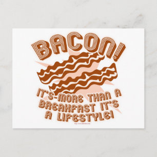 Bacon Lifestyle Vykort