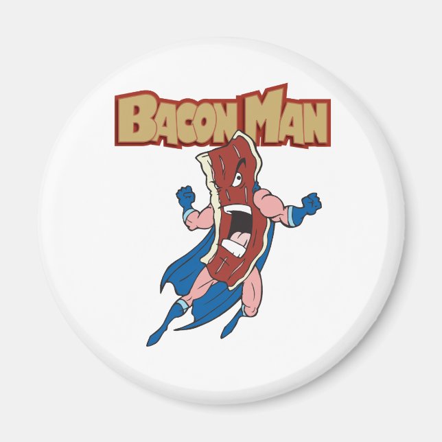Bacon Man Magnet (Framsidan)
