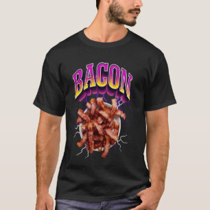 Bacon Meme Bootleg Rap Stil 90s Vintage Funny T Shirt