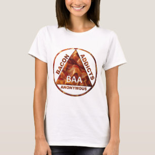 Bacon missbrukar anonymt t shirt