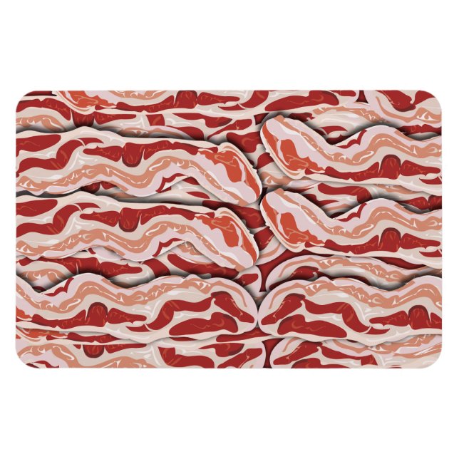 Bacon Mönster Mega magnet (Horisontell)