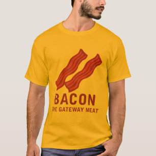 Bacon nyckelköttet tee shirt