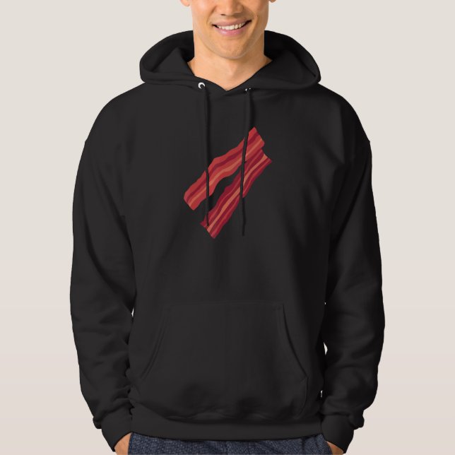 Bacon och ägg bästa vän-matching för par kostym hoodie (Framsida)
