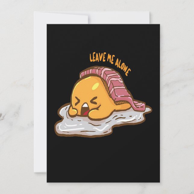 Bacon och ägg för Roligt | Perfekt för Student (Framsida)