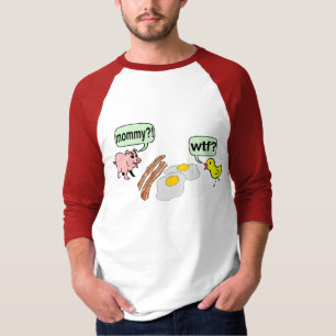 Bacon och äggmardröm t shirt