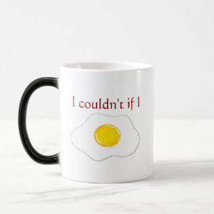 Bacon- och äggmug. magisk mugg