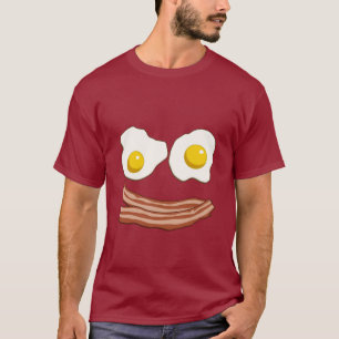 Bacon och äggskjorta t shirt