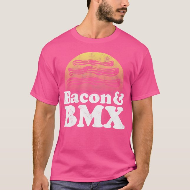 Bacon och BMX T Shirt (Framsida)