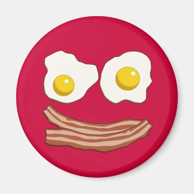 Bacon och Eggs Magnet (Framsidan)