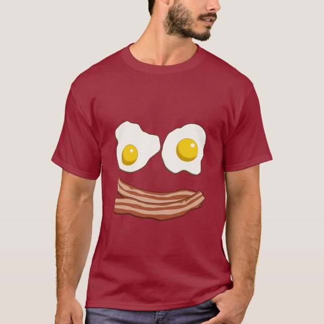 Bacon och Eggs Shirt T (Framsida)
