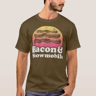 Bacon och Snowmobile T Shirt