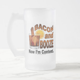 BACON och SPRIT! Nu tillfredsställer jag Frostat Ölglas