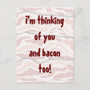 Bacon på Papper Vykort