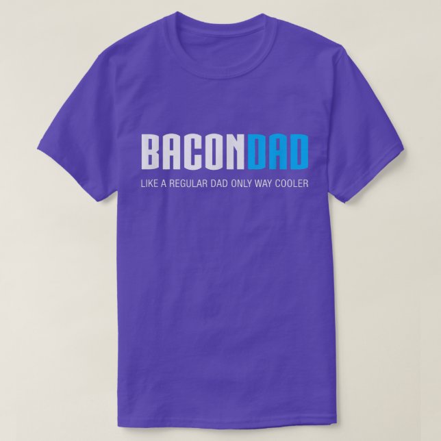 Bacon Pappa , Lusnyj Cute Fars dag Gift  T Shirt (Design framsida)