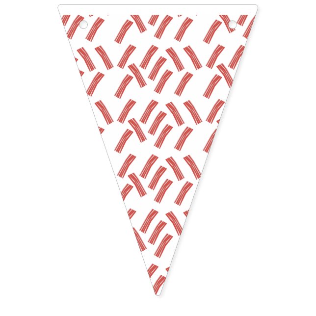 Bacon Party allt du kan äta på födelsedag oavsett  Vimplar (Första flaggan)